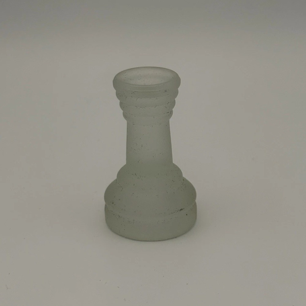ROOK - Frosted Glass Chess Piece Replacement Game Part  2"